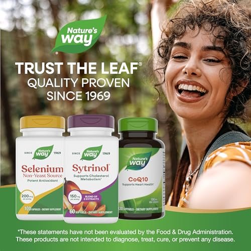 Nature's Way Sytrinol Cholesterol Control; – Easy-to-Swallow Softgels: Convenient daily dose with 60 softgels per – Image 11