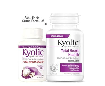 Kyolic Aged Garlic Extract Formula 108, – High Quality: Each capsule contains 100% organic aged garlic extract, – Image 4