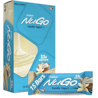 NuGo Protein Bar, Churro, 15g Protein, – Convenient 15-Count Pack : Perfect for stocking up your pantry, desk – Image 4