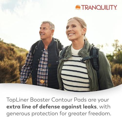 Tranquility TopLiner® Disposable Absorbent Booster Contour Pads for Bowel Incontinence - Contour (21.5" x 13.5") - 12 ct - görsel 7