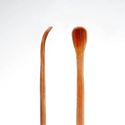 Craftsmanship Premium wooden Earpick - 2 Count (Pack of 1) - Natural Bamboo Ear Care
