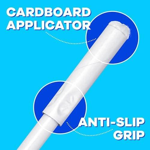 Tampax Cardboard Tampons for Women Super Absorbency, Anti-Slip Grip, LeakGuard Skirt, Unscented, 40 Count - görsel 7