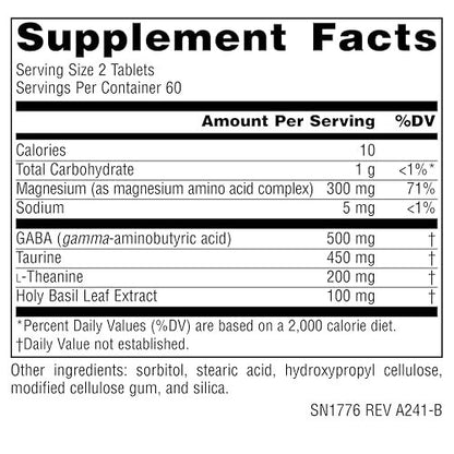 Source Naturals Serene Science L-Theanine with Magnesium and GABA - 120 Tablets