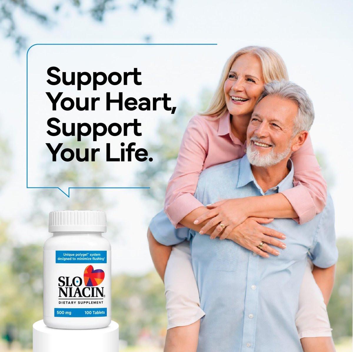 Slo-Niacin Slow Release Niacin 500mg – – Serving Size: 1 tablet – Image 6