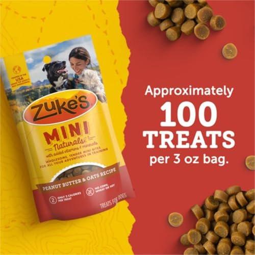 Zuke's Mini Naturals Dog Treat Peanut Butter 1lb - görsel 14
