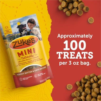 Zuke's Mini Naturals Dog Treat Peanut Butter 1lb