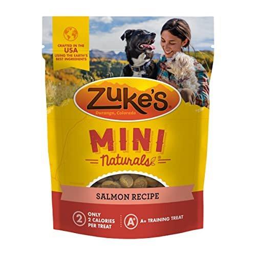 Zuke’s Mini Naturals Dog Training Treats for Dogs of All Sizes, Pet Treats made with Real Salmon, 16 oz. Resealable Pouch - görsel 3