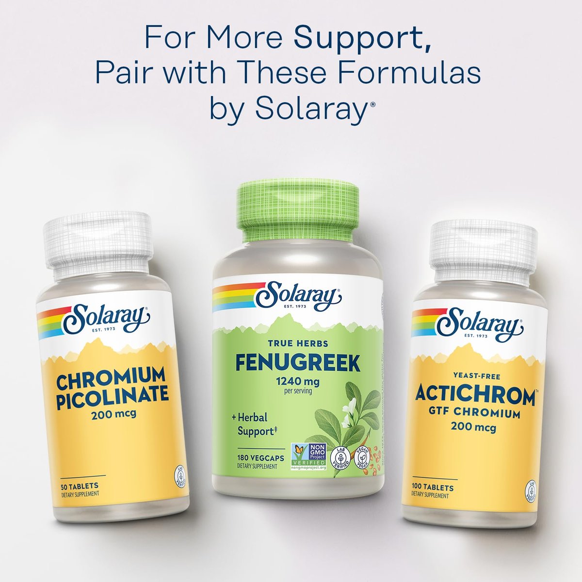 SOLARAY Fenugreek Seed Supplement for Men & – High Potency: Each capsule delivers 1240 mg of fenugreek seed – Image 10
