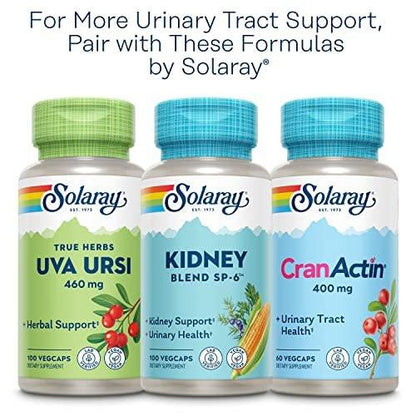 SOLARAY Nettle Leaf 450mg – Healthy Kidney, Urinary & Prostate Support, Traditional Use for Allergy Response & Respiratory Wellness, 180 Capsules