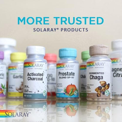 SOLARAY Ginger Trips Travel Aid | Root Extract | Healthy Digestive Support w/Honey, Stevia & Molasses | 60 Chewables