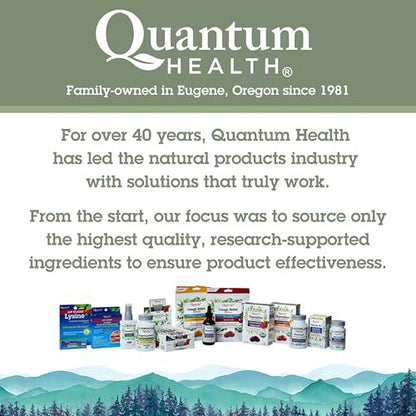 Quantum Health Super Lysine+ / Advanced Formula Lysine+ Immune Support with Vitamin C, Echinacea, Licorice, Propolis, Odorless Garlic (180 Tablets), Packaging may vary