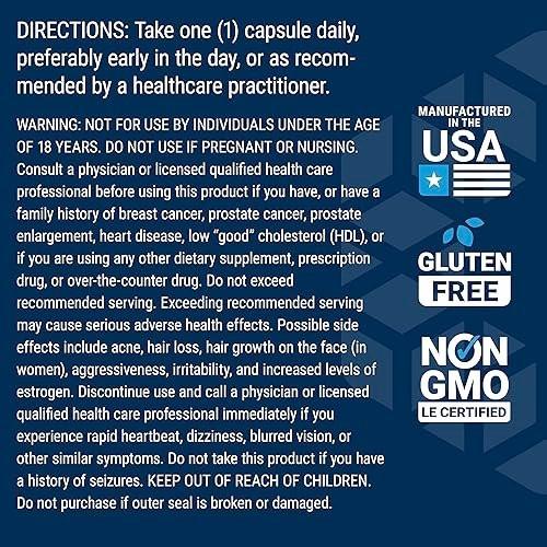 Life Extension Pregnenolone - Hormone Balance Supplement for Healthy Hormone Levels, 100 mg - Hormone Balance, Memory, Focus, Cognitive Health - Gluten-Free, Non-GMO, 100 Capsules - görsel 3