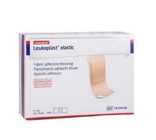 Leukoplast Strip Dressings 1" x 3" 100 per Box - Foam Adhesive Bandages, Beige - görsel 2