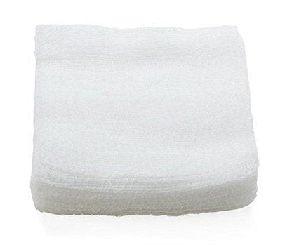 Medline Sterile 100% Cotton Woven Gauze Sponges, 4" x 4", 12-Ply, Ideal for Wound Dressing and General Cleaning, 10/Hard Tray, Pack of 10