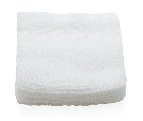 Medline Sterile 100% Cotton Woven Gauze Sponges, 4" x 4", 12-Ply, Ideal for Wound Dressing and General Cleaning, 10/Hard Tray, Pack of 10 - görsel 1