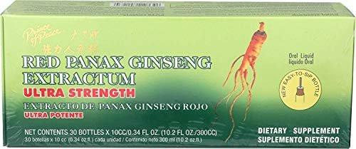 Prince of Peace Red Panax Ginseng Extractum Ultra Strength, 0.34 Fl Oz (Pack of 30) - görsel 2
