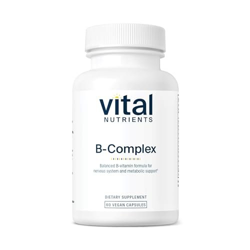 Vital Nutrients Vitamin B-Complex - Vegan High-Potency Methylated B Complex Vitamins - B Vitamins Support Energy Production, Metabolism, and Heart Health* - Gluten, Dairy, Soy Free - 60 Capsules - görsel 8