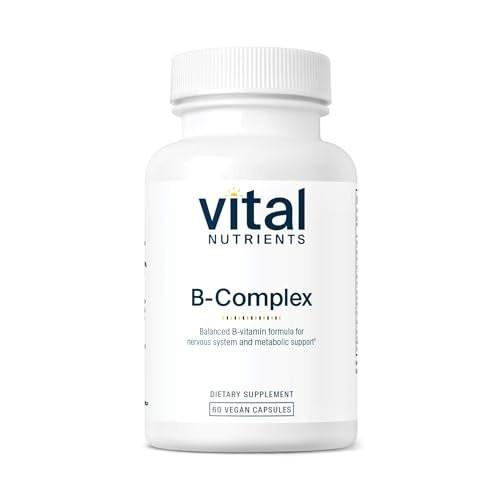 Vital Nutrients Vitamin B-Complex - Vegan High-Potency Methylated B Complex Vitamins - B Vitamins Support Energy Production, Metabolism, and Heart Health* - Gluten, Dairy, Soy Free - 60 Capsules - görsel 3