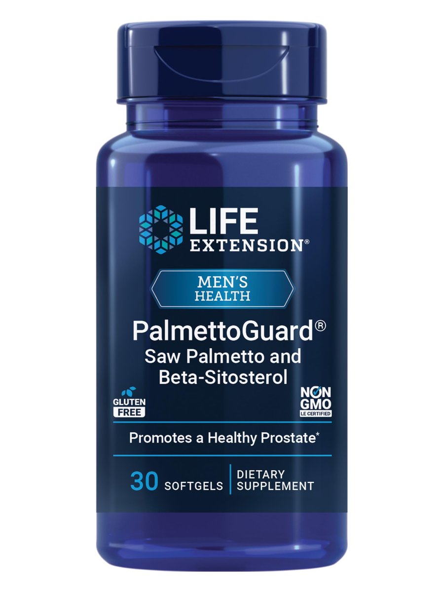 Life Extension PalmettoGuard Saw Palmetto & Beta-Sitosterol – Supports Healthy Prostate Function & Hormone Metabolism Health – Supplements for Men - Gluten-Free, Non-GMO – 30 softgels - görsel 2
