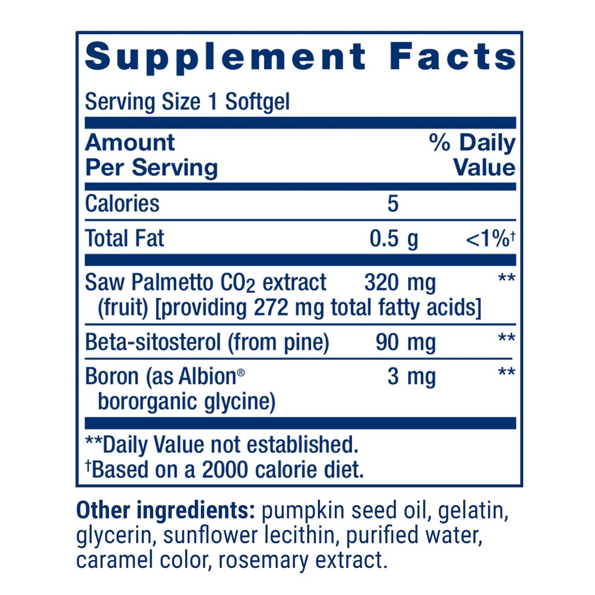 Life Extension PalmettoGuard Saw Palmetto & Beta-Sitosterol – Supports Healthy Prostate Function & Hormone Metabolism Health – Supplements for Men - Gluten-Free, Non-GMO – 30 softgels - görsel 6