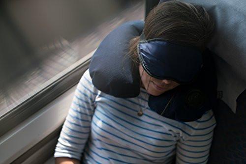 Lewis N. Clark Comfort Eye Mask + Sleep Aid to Block Light for Travel, Airplane, Hotel, Airport, Insomnia + Headache Relief with Adjustable Straps, 2 Pack, Blue - görsel 10