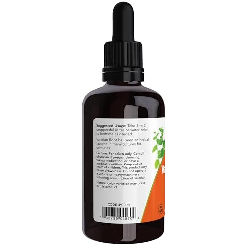 NOW Foods Supplements, Valerian Root Extract Liquid (Valeriana officinalis), Herbal Supplement, 2-Ounce - görsel 4