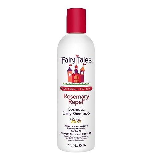 Fairy Tales Rosemary Repel Daily Kids Shampoo & Conditioning Spray Duo - 12 oz & 8 oz - Kids Love the Scent, Lice Don't - görsel 10