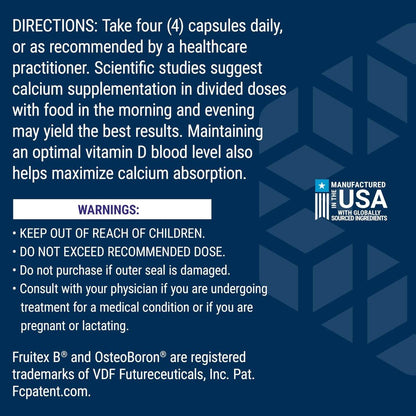 Life Extension Bone Restore Calcium Supplement, Vitamin D3, Magnesium, Boron, Zinc, Manganese, Silicon, Helps Maintain Healthy Bone Density, Gluten-Free, Non-GMO, 120 Capsules