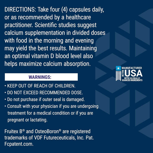 Life Extension Bone Restore Calcium Supplement, Vitamin D3, Magnesium, Boron, Zinc, Manganese, Silicon, Helps Maintain Healthy Bone Density, Gluten-Free, Non-GMO, 120 Capsules