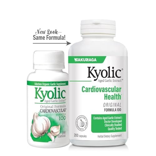 Kyolic Aged Garlic Extract Formula 100, Cardiovascular Health*, 200 Capsules - görsel 3