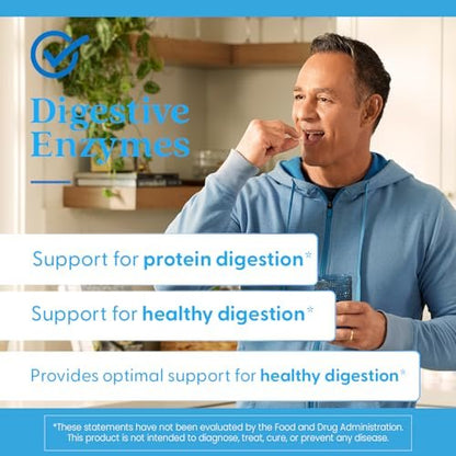 Doctor's Best Digestive Enzymes Supplement – Convenient Dosage: 90 vegetarian capsules provide a 45-day supply at – Image 5