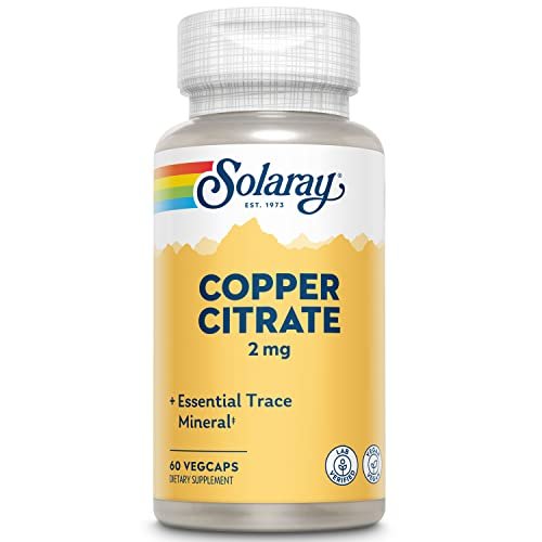 Solaray Biocitrate Copper Supplement, 2mg | 60 Count - görsel 2