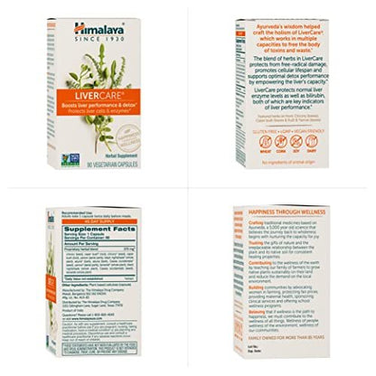 Himalaya LiverCare – Herbal Liver Support – Waste Elimination: Supports the body's natural waste removal pathways, – Image 3