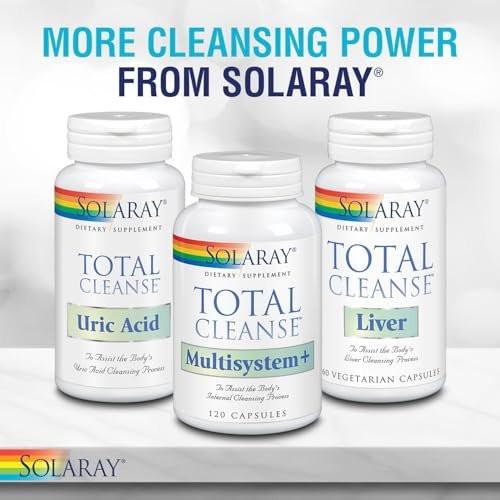 SOLARAY Total Cleanse Lymph - Herbal Wellness Complex - Ginger Root, Echinacea, Yerba Mate, Burdock Root, Red Clover, Gotu Kola and Horse Chestnut Supplement, 60-Day Guarantee, 60 VegCaps, 30 Servings - görsel 5