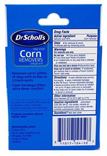 Dr. Scholl's Corn Remover One Step Maximum Strength, 6 Count (Pack of 2) - görsel 1