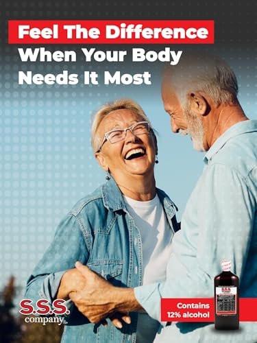 S.S.S. Tonic – High Potency Iron Supplement with B1, B2, B3 Vitamins – 20 fl oz Liquid Formula for Energy, Vitality & Wellness – Easy-to-Take, Iron-Rich, Made in USA, for Women & Men