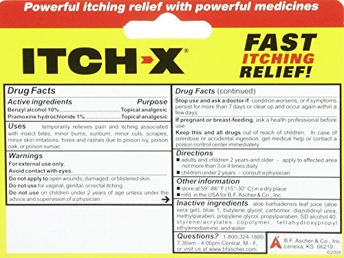 Itch-x Fast-Acting Anti-Itch Gel, 1.25 Oz - görsel 3