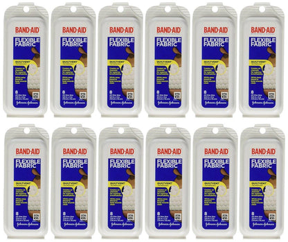 Band-aid Flex Fabric Travel Pack - 8 Each/pack (12 Pack)