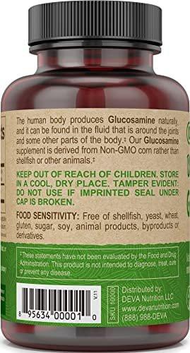 DEVA Vegan Vitamins Glucosamine Tablets, 90-Count Bottle - görsel 5