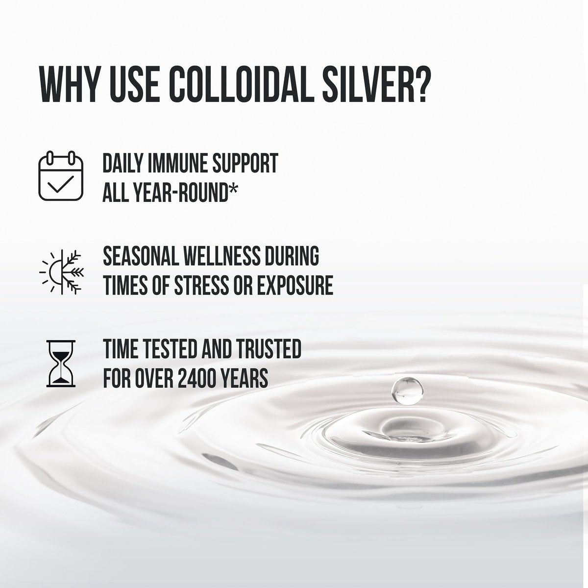 Sovereign Silver Immune Support, Colloidal Silver, Bio-Active Silver Hydrosol, 10 ppm, Fine Mist Spray, 2 Fl Oz - görsel 9