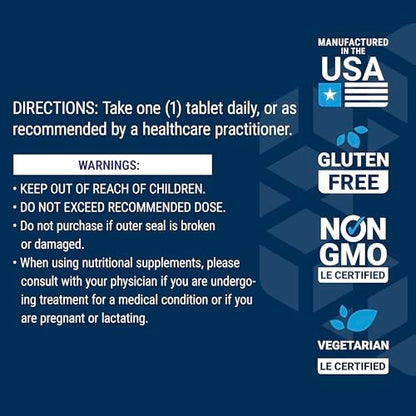 Life Extension Vanadyl Sulfate, Trace Mineral, Vanadium, Healthy Glycemic Balance, Healthy Metabolism, Hormone Function, Gluten-Free, Non-GMO, Vegetarian – 100 Tablets