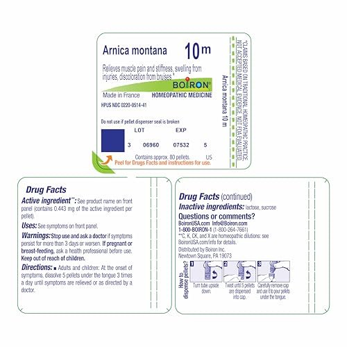 Boiron Arnica Montana 10M for Muscle Pain, – Homeopathic Safety: Prepared according to homeopathic pharmacopoeia – Image 17
