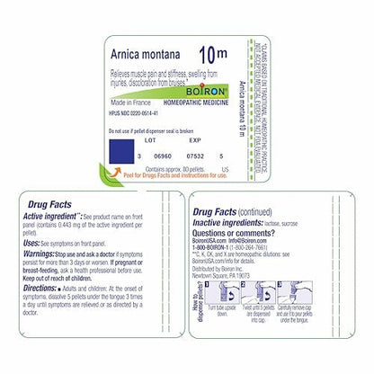 Boiron Arnica Montana 10M for Muscle Pain, – Non-Drowsy Formula: Unlike some pain relievers, Arnica Montana 10M – Image 2