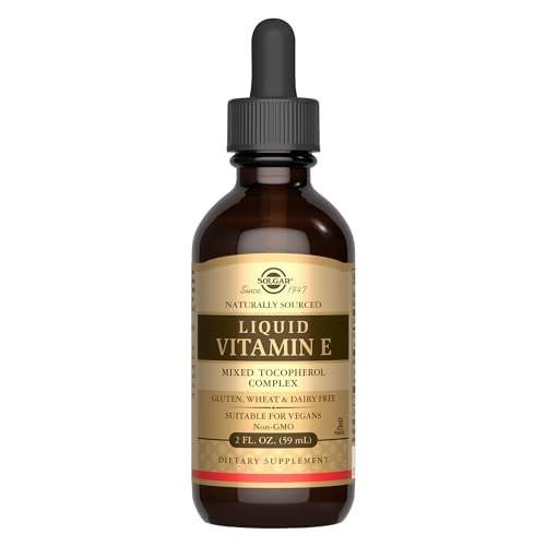 Solgar Liquid Vitamin E (with Dropper), 2 fl. oz. - Antioxidant, Skin & Immune Support, Overall Health - Natural, Liquid Vitamin E - Non-GMO, Vegan, Gluten Free, Dairy Free, Kosher - 118 Servings - görsel 1