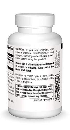 Source Naturals DMAE, Dimethylaminoethanol Bitartrate - Supports Mental Concentration*, 351mg - 100 Capsules - görsel 6