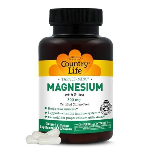 Target-Mins Magnesium with Silica 300mg, 60 Vegan Capsules, Certified Gluten Free, Certified Vegan - görsel 2