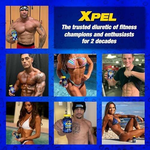 Maximum Human Performance Xpel Maximum Strength Diuretic Water Pills, for Water Retention Relief, Weight Loss Support, with Vitamin B-6 Potassium Dandelion Root, 80 Capsules - görsel 2