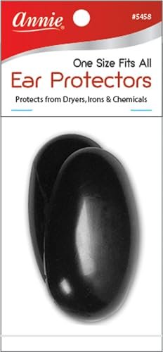 Annie Ear Protectors Shields Sold by Pair Protects Ears from Dryers, Irons and Chemicals