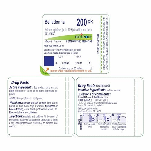 Boiron Staphysagria 30c Homeopathic Medicine for Itching of Surgical Wounds - Pack of 3 (240 Pellets) - görsel 12