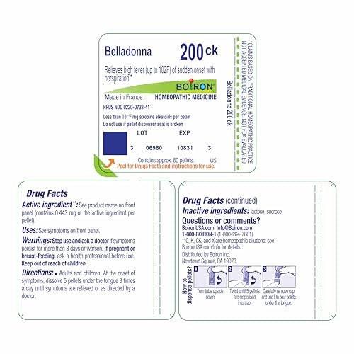 Boiron Hekla Lava 30C Homeopathic Medicine for Toothache - 80 Pellets - görsel 7